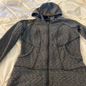 Athleta Gray Zip Up Hoodie , Size Small